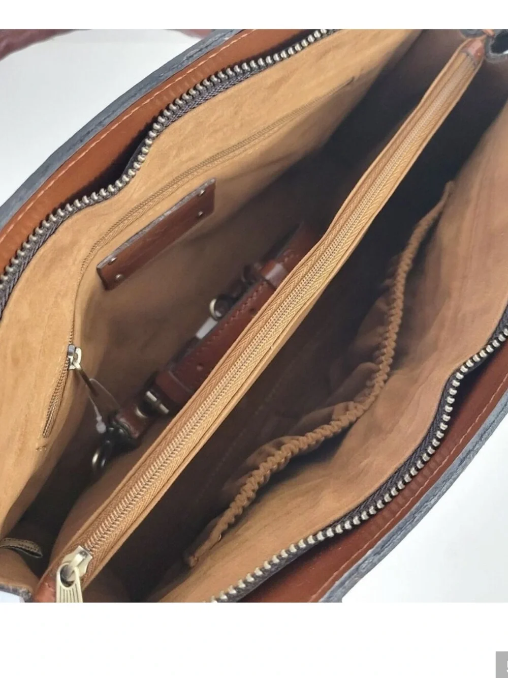 NWT Patricia Nash Calvi Leather Riot Rust Satchel